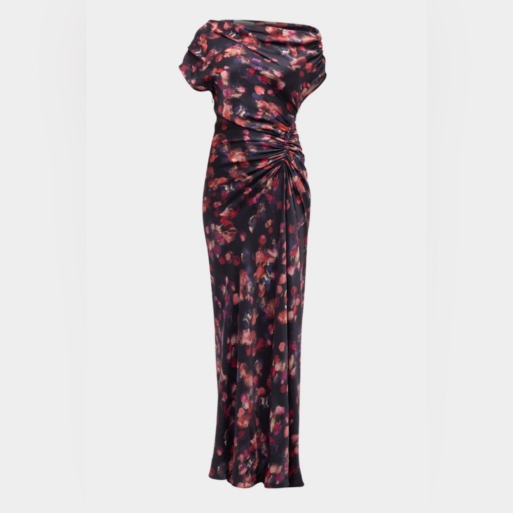 A.L.C Draped Satin Poppy Gown